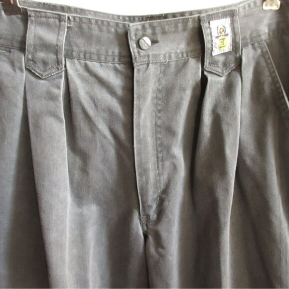 30x32 Vintage Women's Jeans 1980's Preppy Cowgirl Gray Pleated Relaxed Fit Mom - Picture 4 of 7